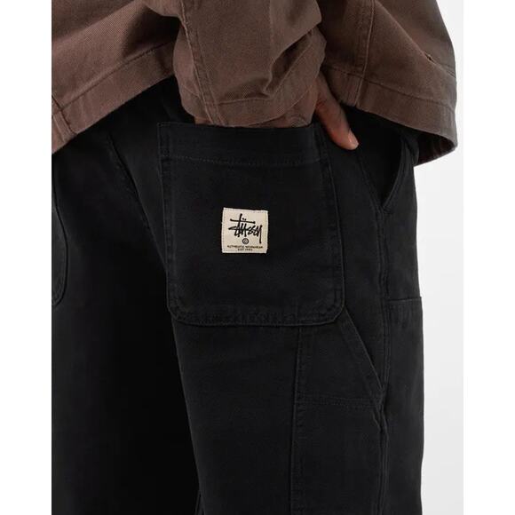 🎈Stüssy Heavy Cotton Work Pants – Black - Size 30 - Picture 3 of 6